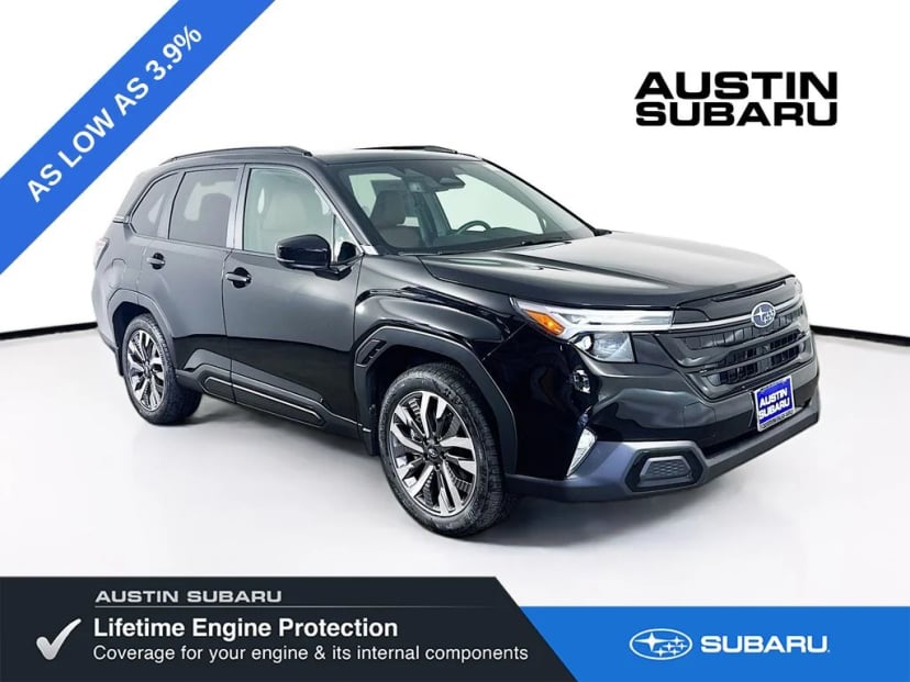 2026 Subaru Forester Touring Hybrid SUV CRYSTAL BLACK SILICA - Image 1