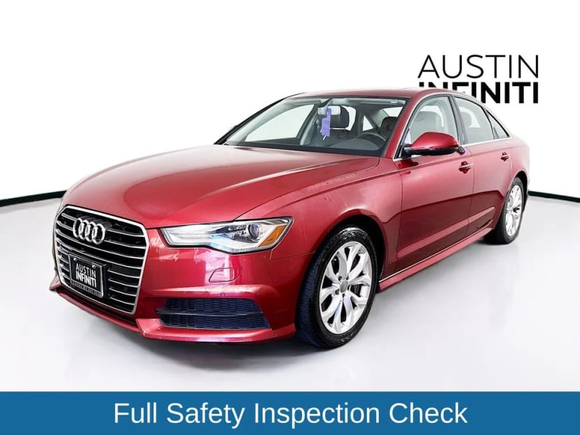 2017 Audi A6 2.0T Premium Plus 4D Sedan Red - Image 2