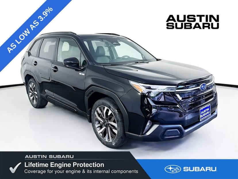 2026 Subaru Forester Touring Hybrid SUV CRYSTAL BLACK SILICA - Image 1