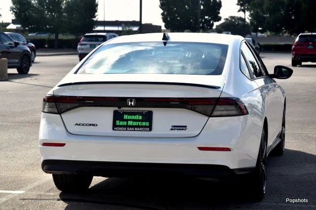 2026 Honda Accord Sedan Sport Hybrid 4D Sedan Platinum White Pearl - Image 3