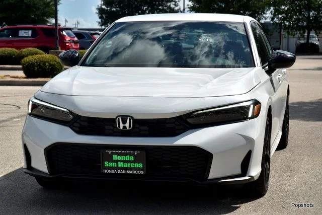 2026 Honda Civic Sedan 2WD SPORT 4D Sedan Platinum White Pearl - Image 2