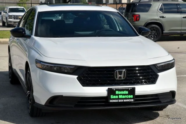 2026 Honda Accord Sedan Sport Hybrid 4D Sedan Platinum White Pearl - Image 2