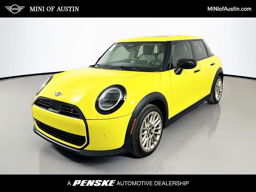 2025 MINI Cooper S Signature Plus 4D Hatchback Yellow - Image 1