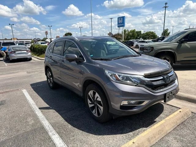 2016 Honda CR-V Touring 4D Sport Utility Modern Steel Metallic - Image 2