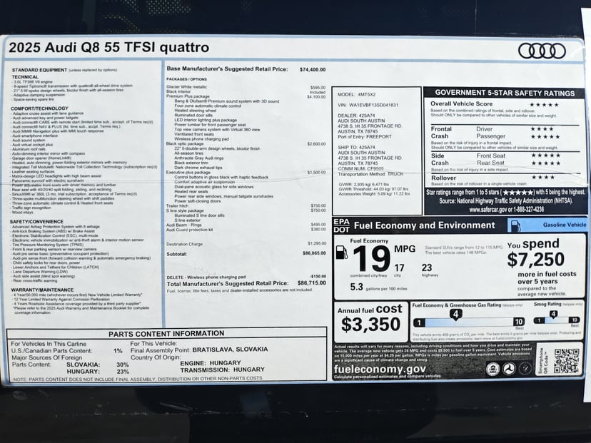 2025 Audi Q8 - Image 32