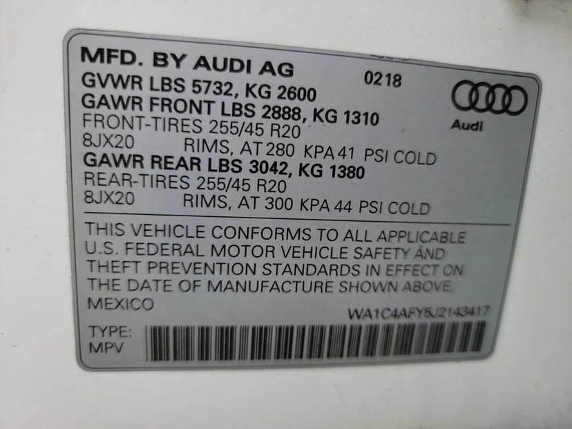 2018 Audi SQ5 - Image 21