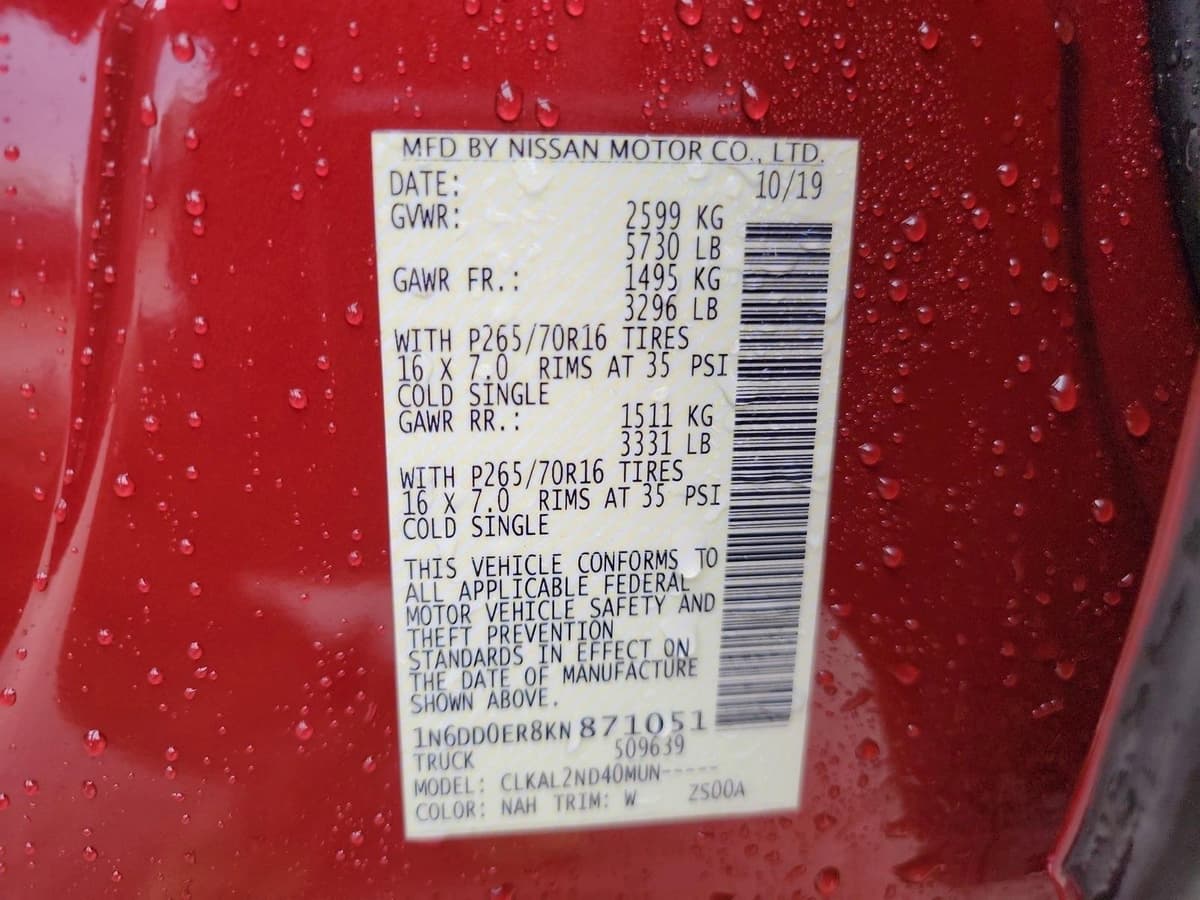 2019 Nissan Frontier - Image 24