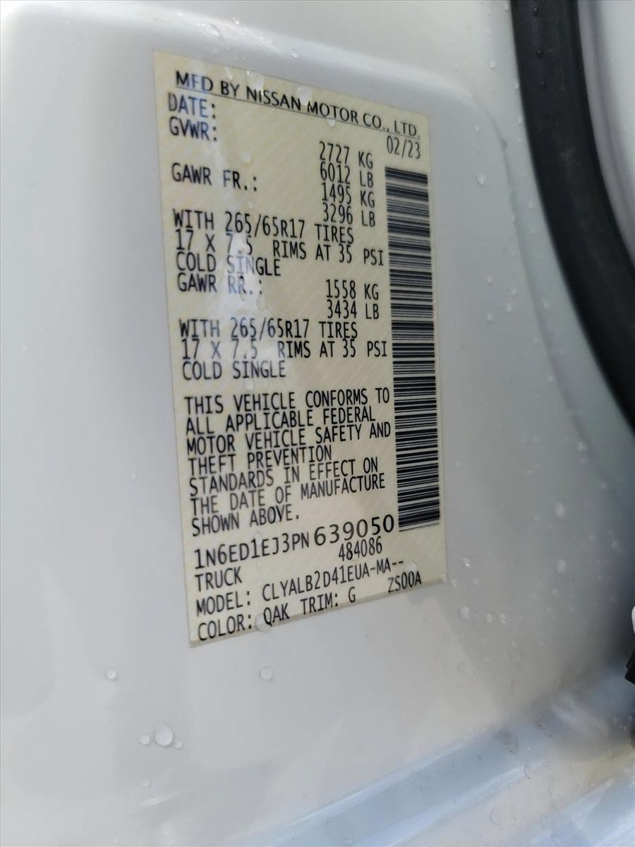 2023 Nissan Frontier - Image 21