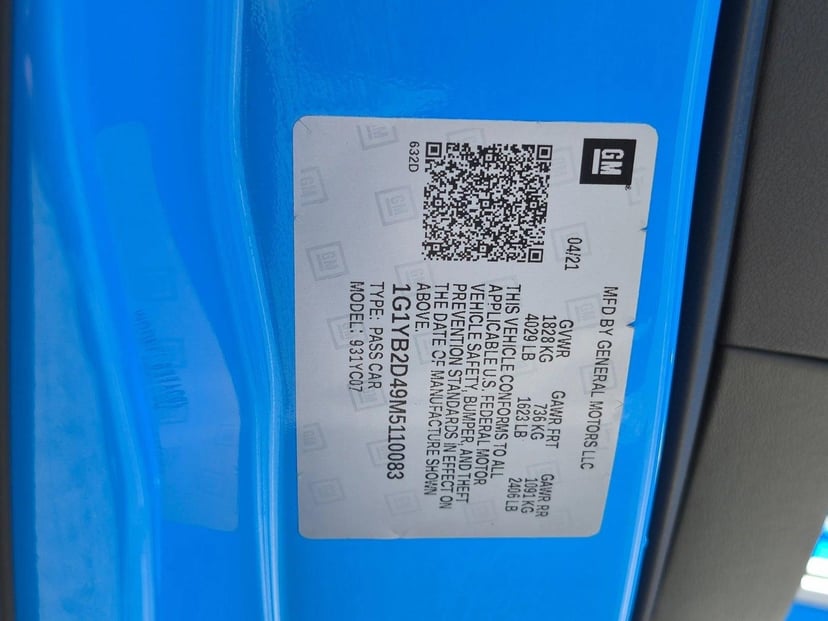 2021 Chevrolet Corvette Stingray - Image 25