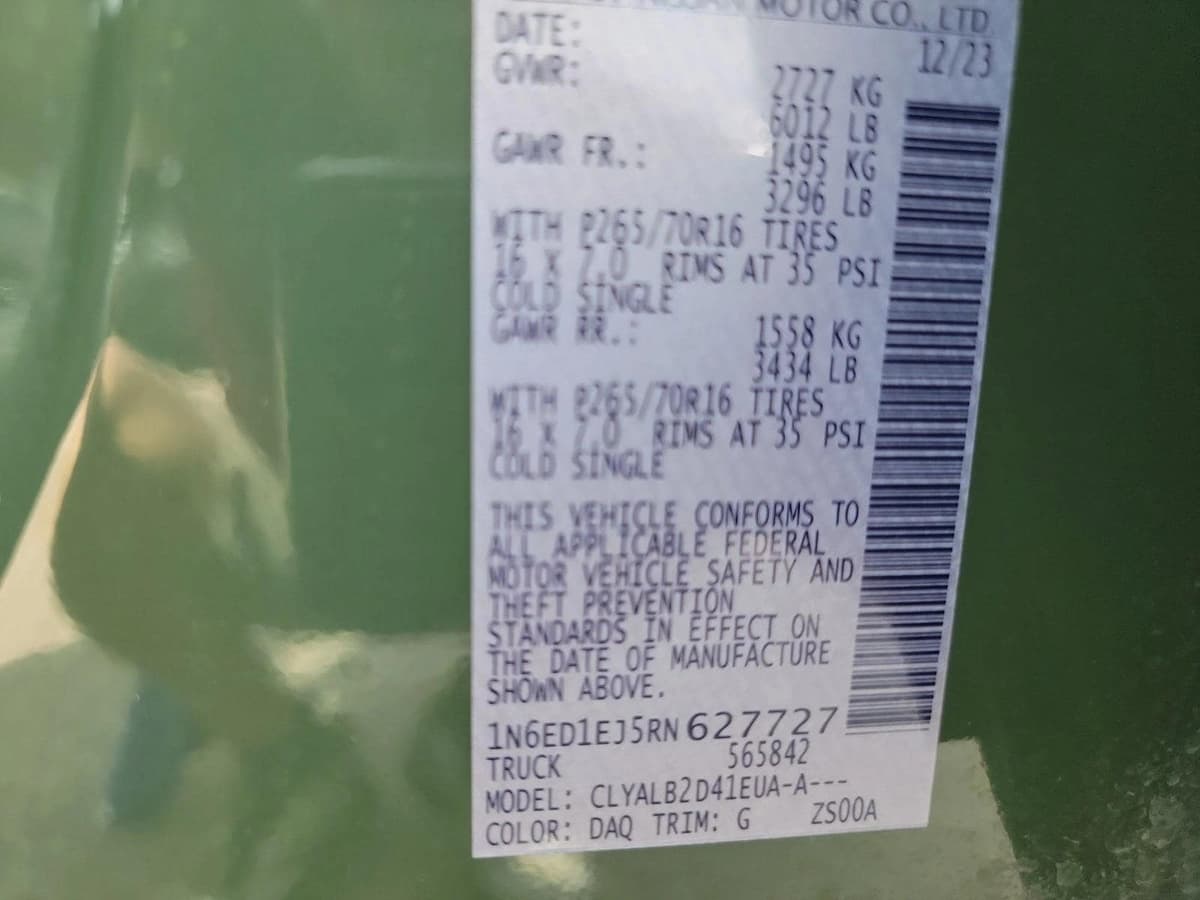 2024 Nissan Frontier - Image 21