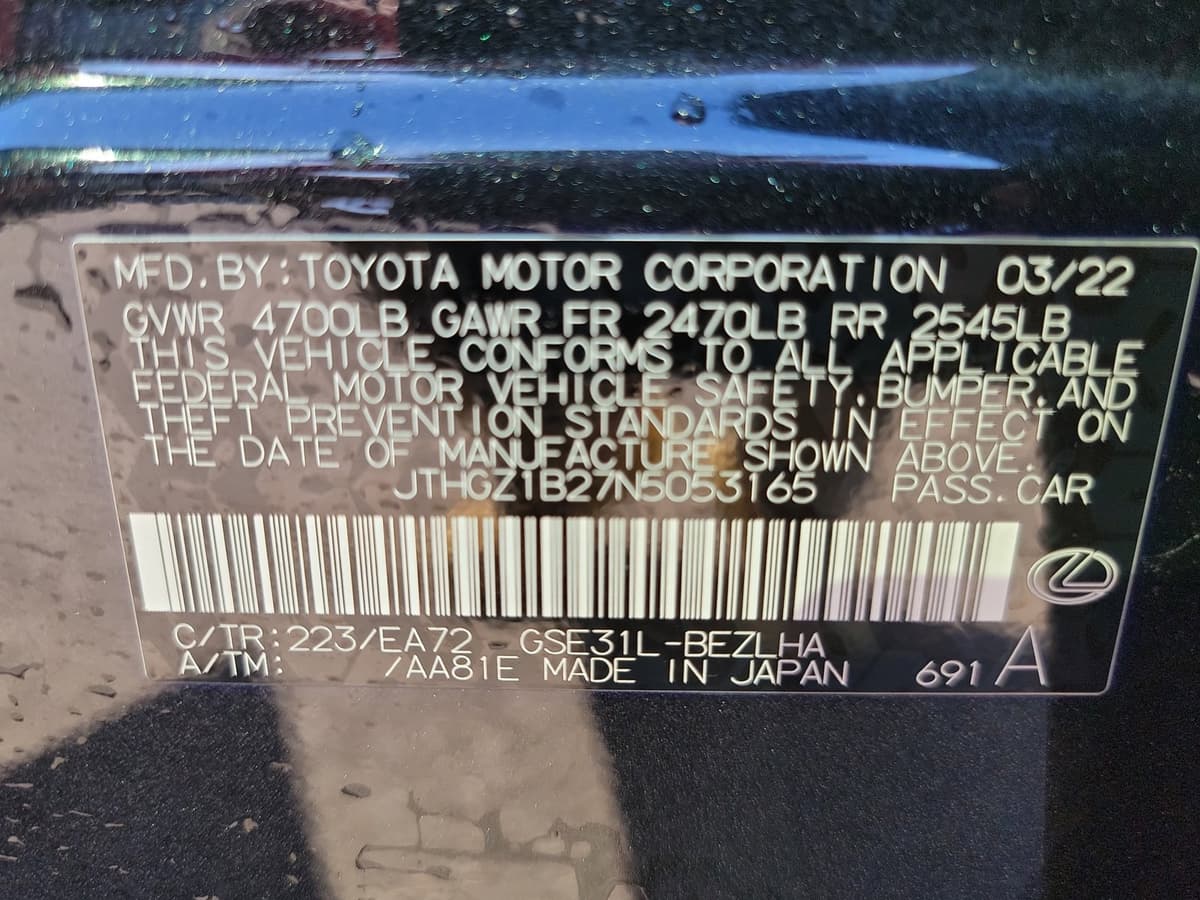 2022 LEXUS IS 350 - Image 26