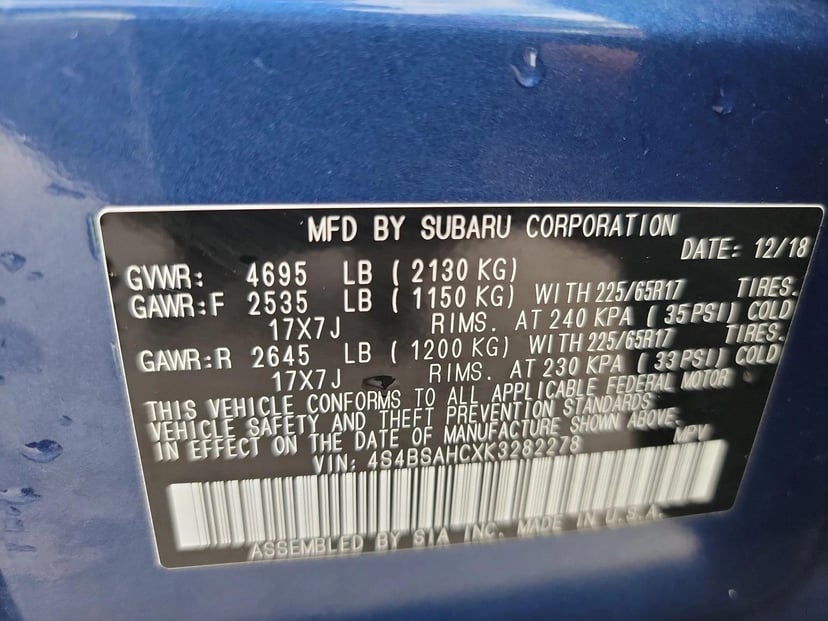 2019 Subaru Outback - Image 25