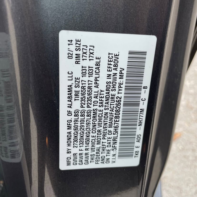 2014 Honda Odyssey - Image 28
