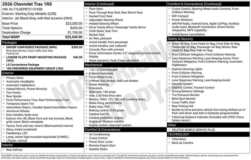 2026 Chevrolet Trax - Image 23