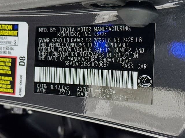 2025 LEXUS ES 300h - Image 33