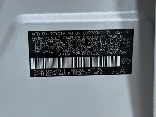 2018 LEXUS IS 300 - Image 34