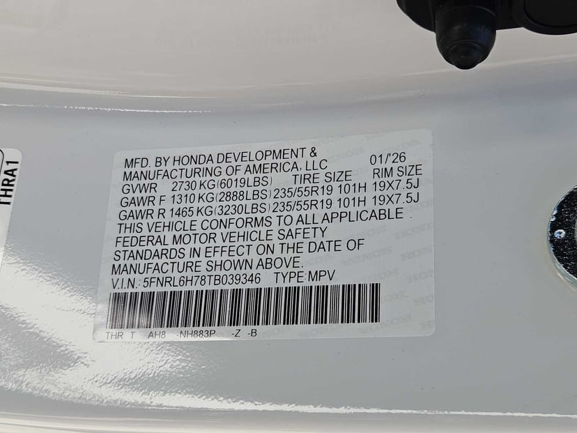 2026 Honda Odyssey - Image 27