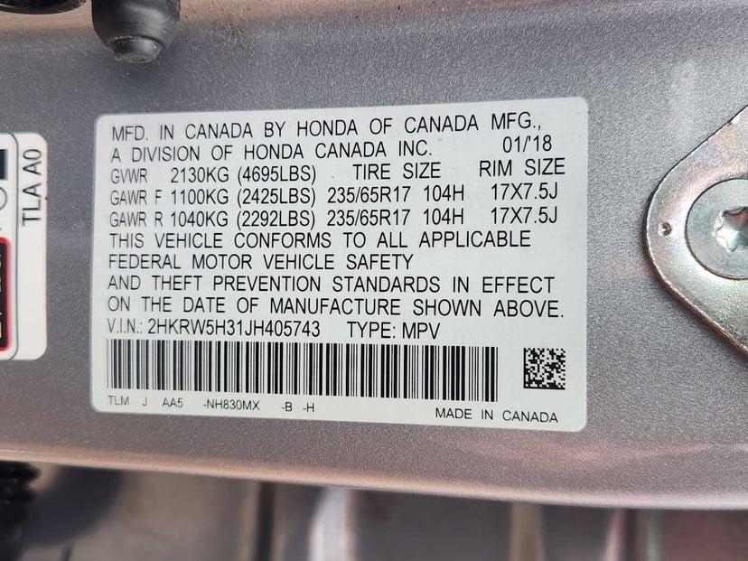 2018 Honda CR-V - Image 33