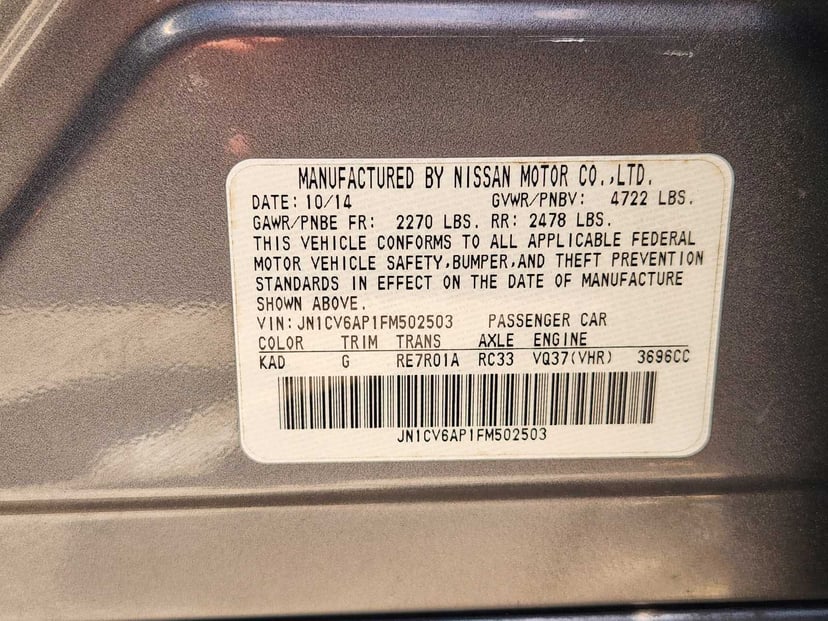 2015 INFINITI Q40 - Image 33