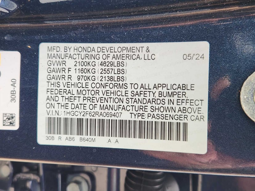 2024 Honda Accord Hybrid - Image 34