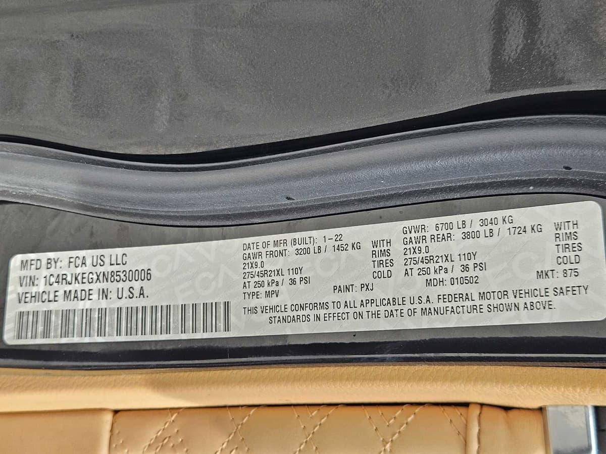 2022 Jeep Grand Cherokee L - Image 33