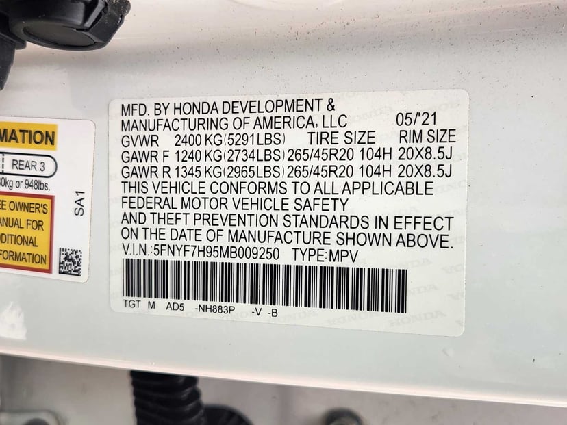 2021 Honda Passport - Image 34
