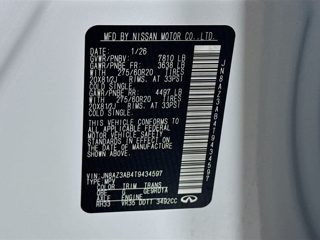 2026 INFINITI QX80 - Image 43