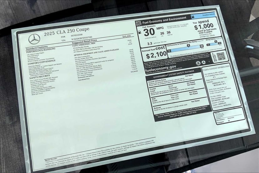 2025 Mercedes-Benz CLA 250 - Image 22