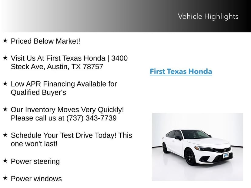 2023 Honda Civic - Image 9
