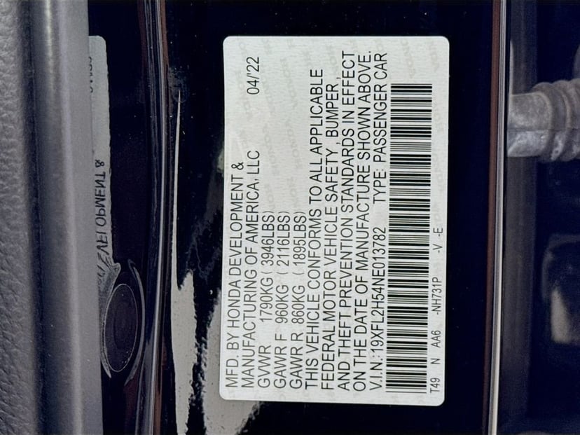 2022 Honda Civic - Image 40