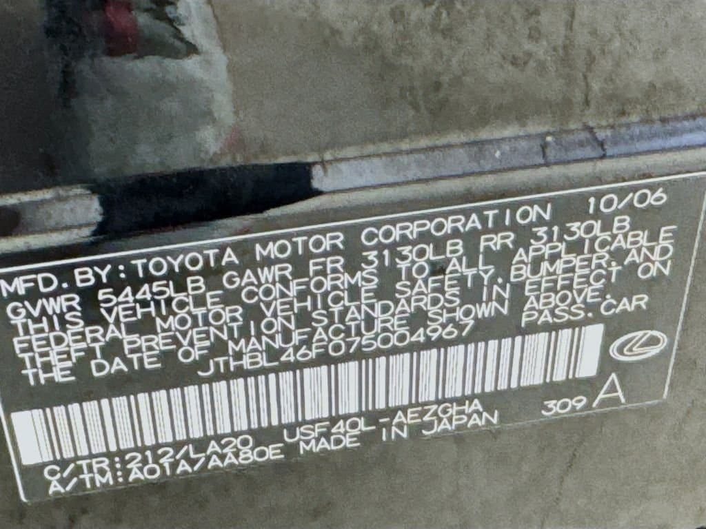 2007 LEXUS LS - Image 42