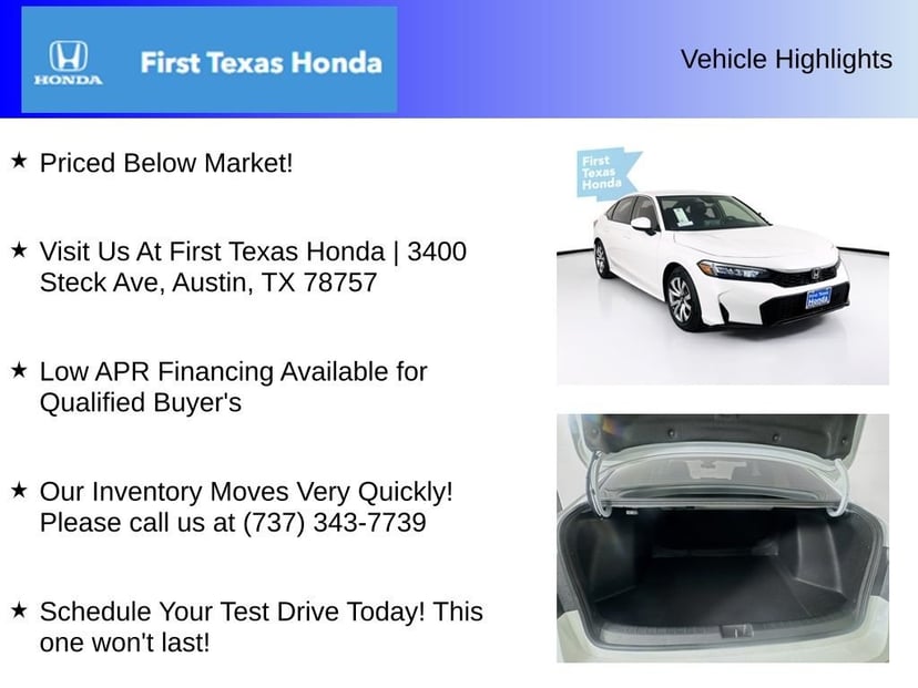 2026 Honda Civic - Image 5