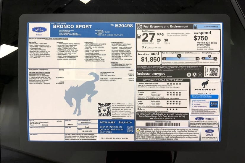 2026 Ford Bronco Sport - Image 21