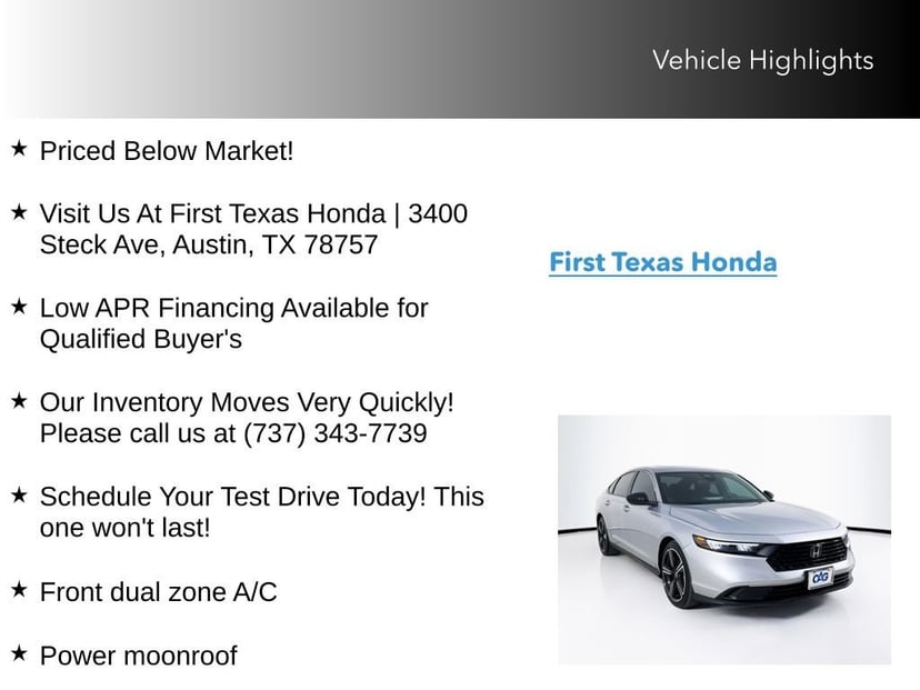 2025 Honda Accord Hybrid - Image 10
