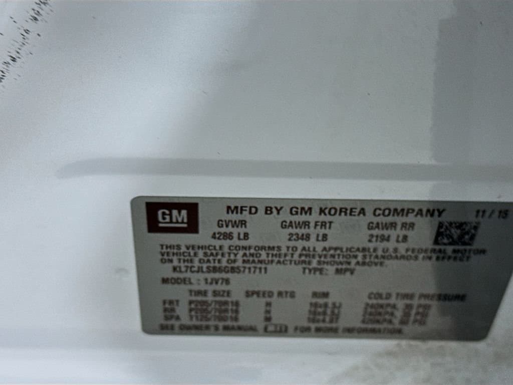 2016 CHEVROLET Trax - Image 38