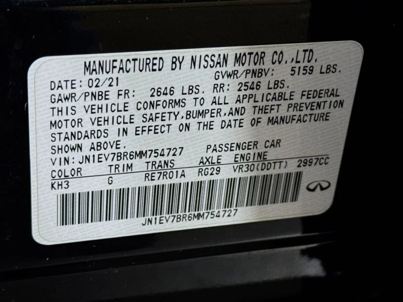 2021 INFINITI Q50 - Image 41