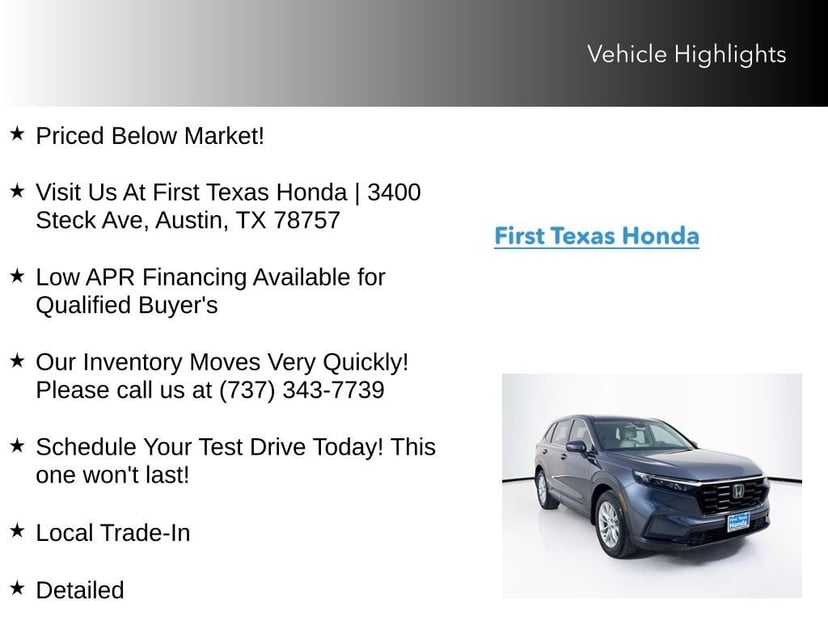 2025 Honda CR-V - Image 10