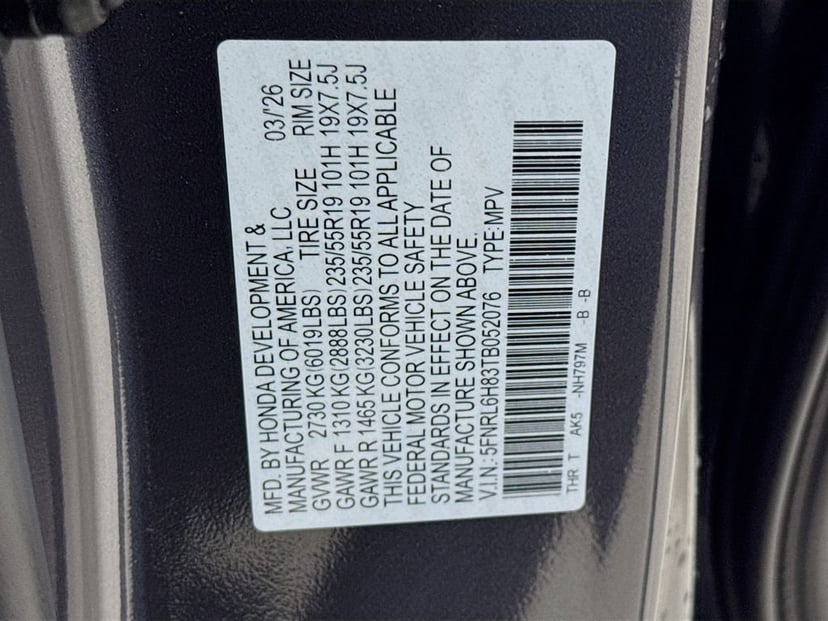 2026 Honda Odyssey - Image 45