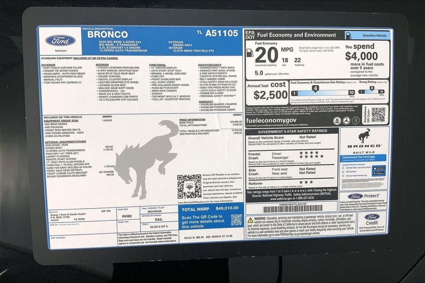 2026 Ford Bronco - Image 21