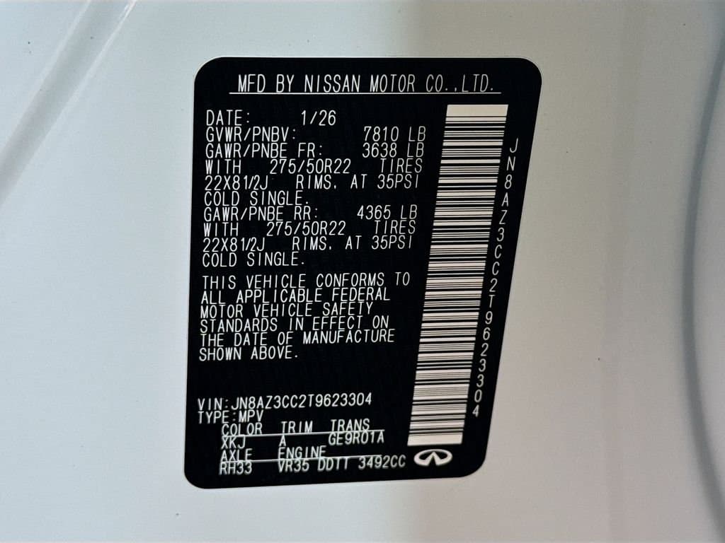 2026 INFINITI QX80 - Image 43