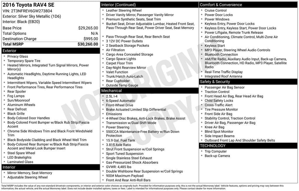2016 TOYOTA RAV4 - Image 44