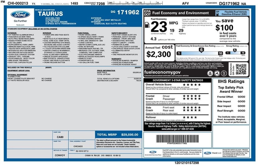 2013 Ford Taurus - Image 39
