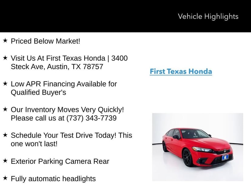 2024 Honda Civic - Image 10