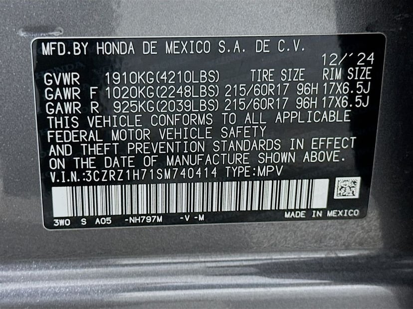 2025 Honda HR-V - Image 31