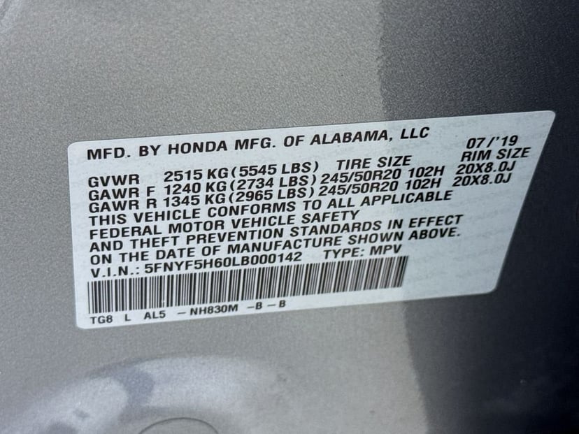 2020 Honda Pilot - Image 47