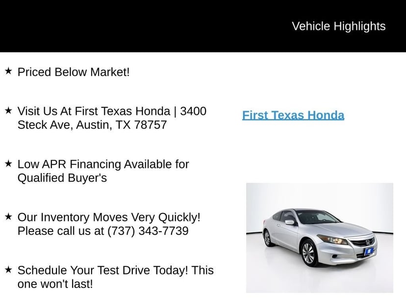 2012 Honda Accord - Image 9