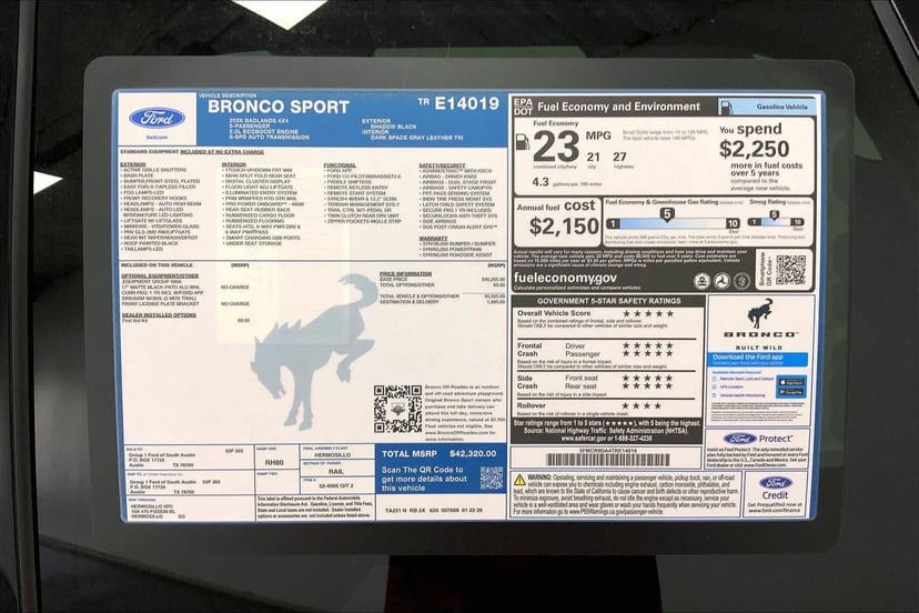 2026 Ford Bronco Sport - Image 21
