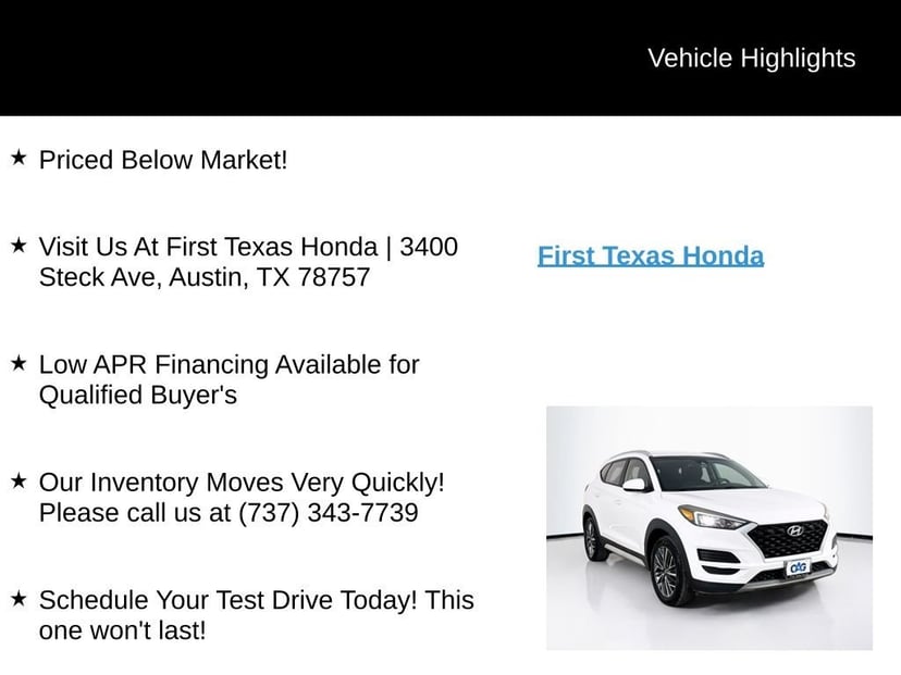 2020 Hyundai Tucson - Image 9