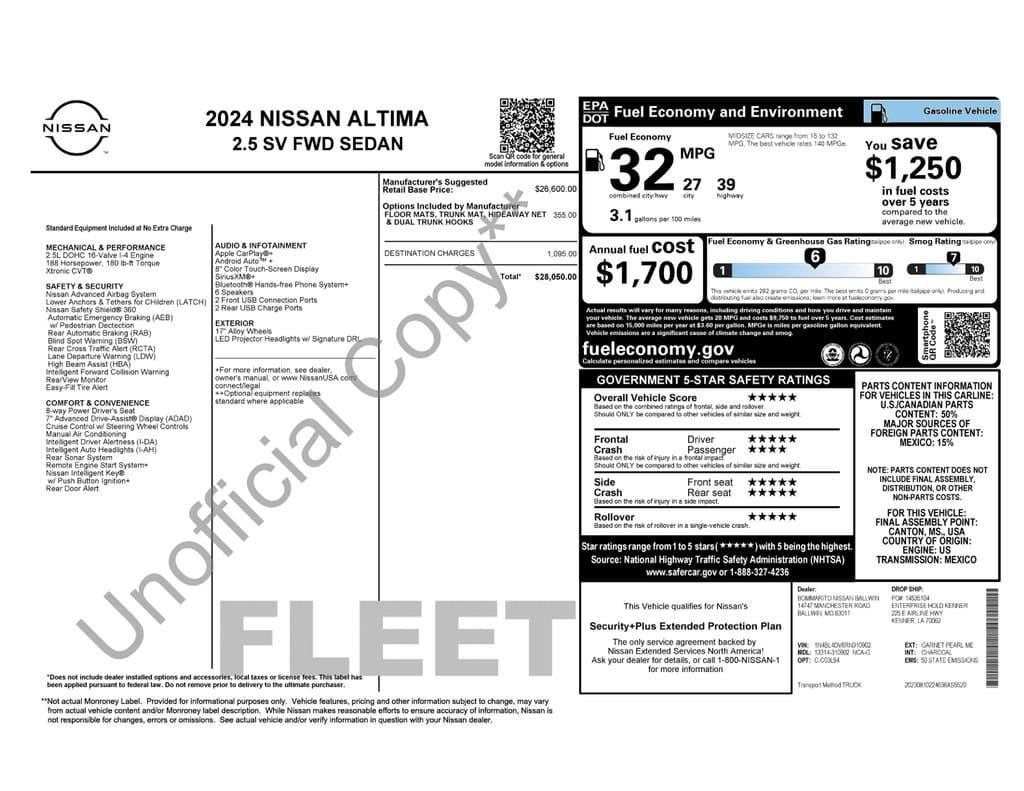 2024 NISSAN Altima - Image 41