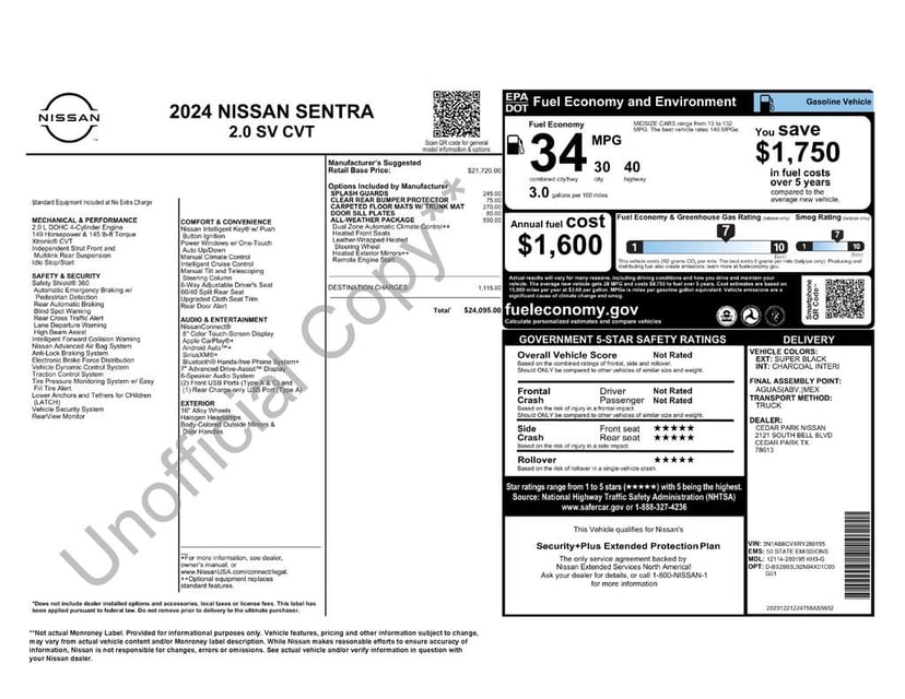2024 Nissan Sentra - Image 11